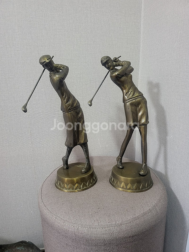 황동 골프상 (설선오작 높이 32cm)팝니다(택포8만원)--3