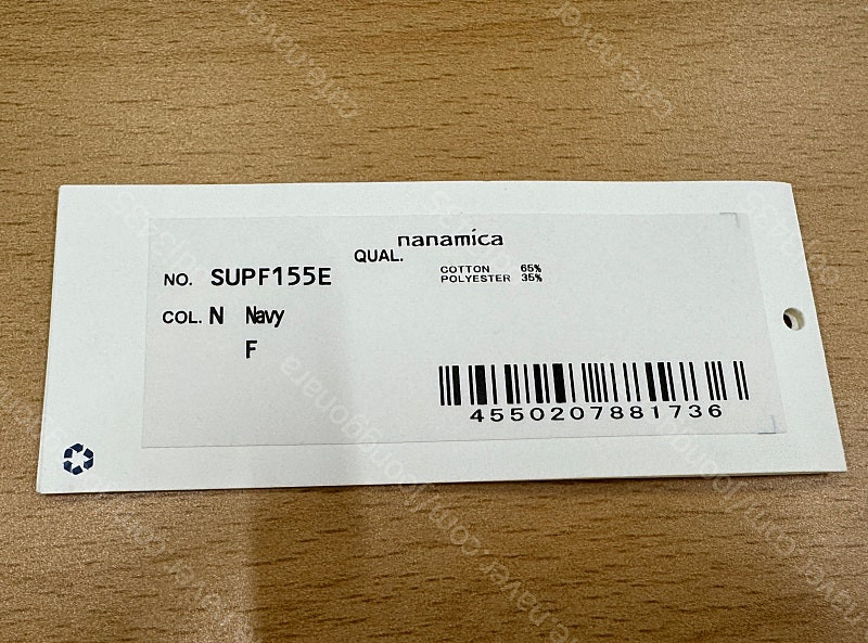 나나미카 치노 볼캡 모자 네이비 (SUPF155E)--2