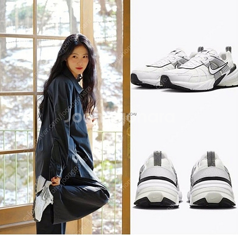나이키 235 v2k 화이트 신예은 운동화 런닝화 러닝...--0