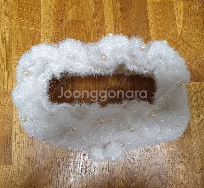 핸드메이드 진주 티슈커버 곽티슈케이스--1