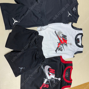 나이키 조던 4~5Y 나시 메쉬 드라이핏 셋트팝니다