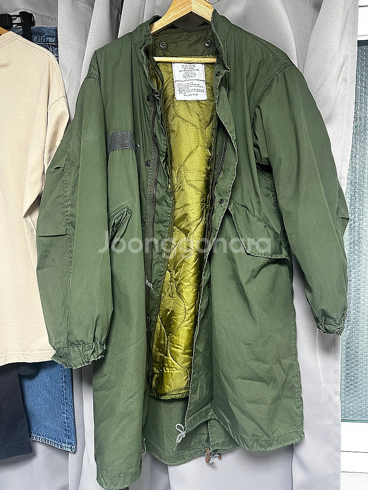 오리지날 개파카 m65 피쉬테일 필드자켓 카본힐 미듐--0