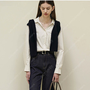 유메르 소피아 루즈 셔츠 라이트베이지