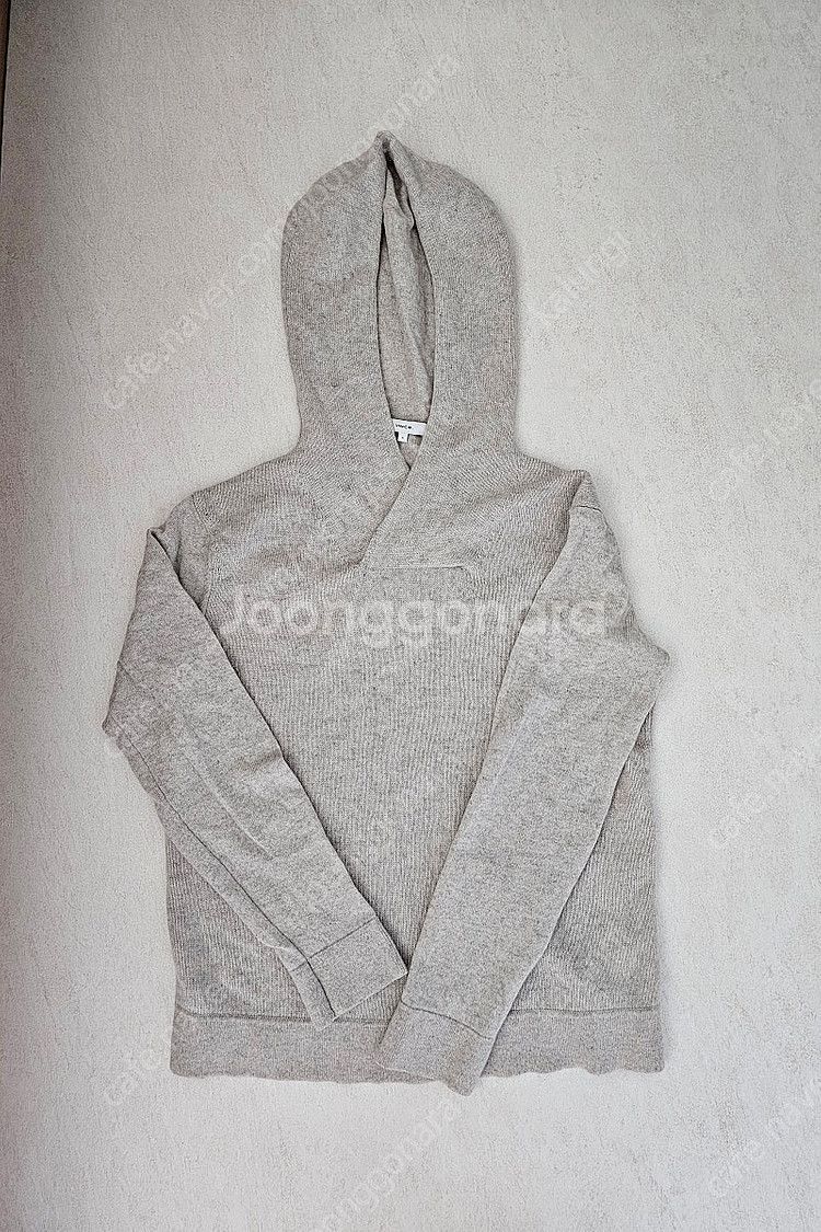 빈스 울 캐시미어 후드 니트--0