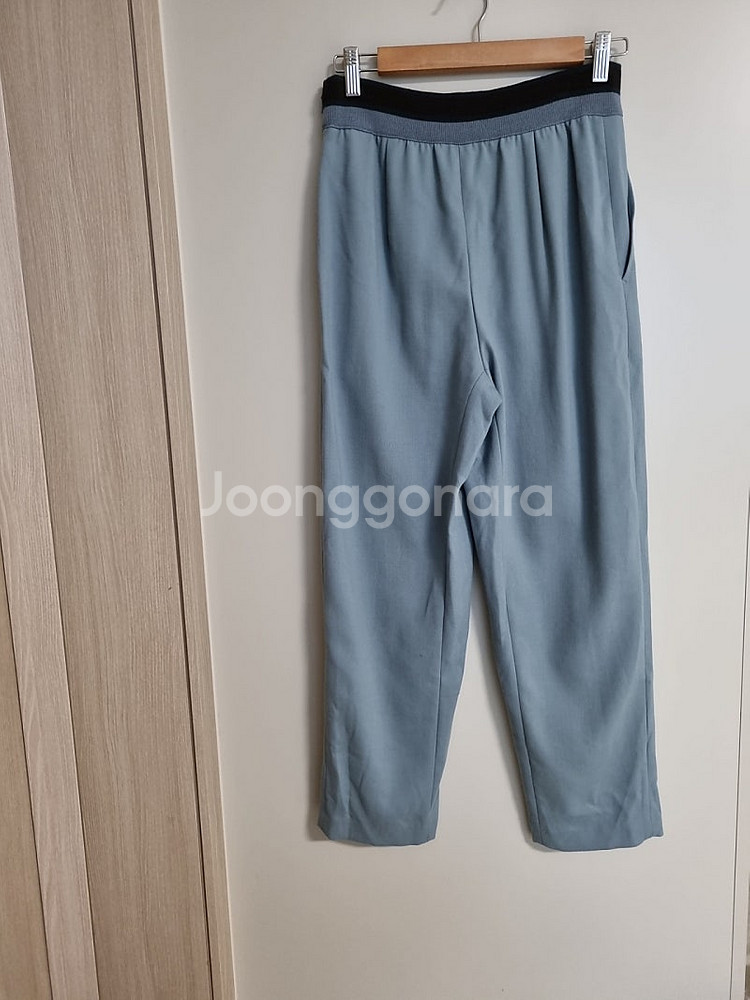 한섬 타임 밴딩 와이드 팬츠--3