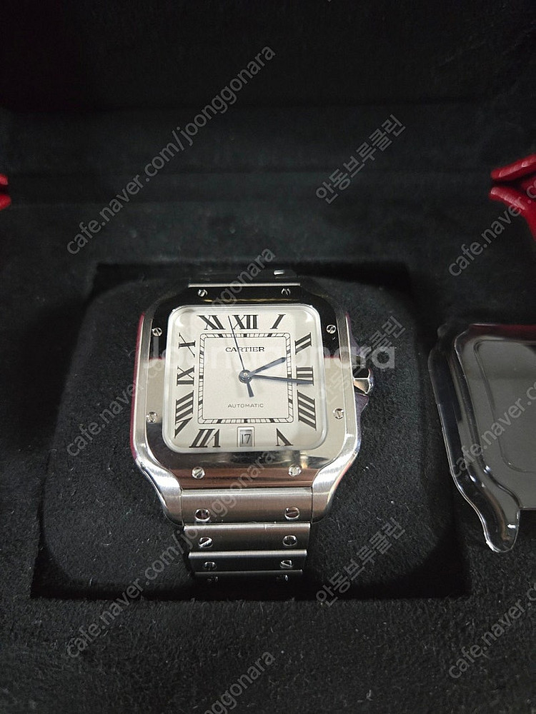 판매/교환) 까르띠에 산토스 스틸 라지--1