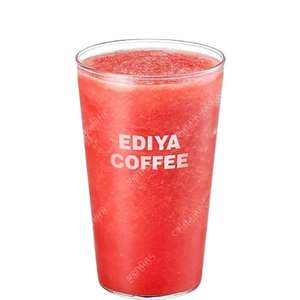 이디야 생과일 수박주스 3800원에 판매