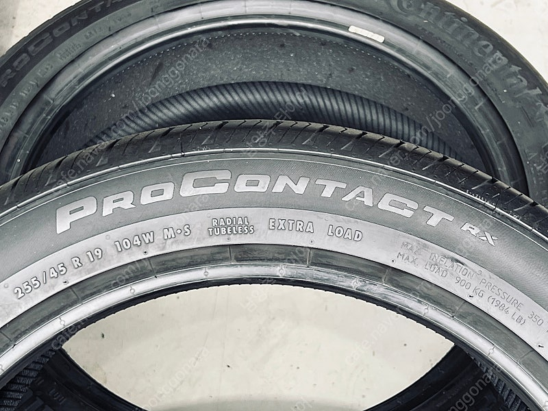 255 45 19 콘티넨탈타이어 rx 콘티넨탈 중고타이어 2554519 남양주 구리 하남 송파 이미지