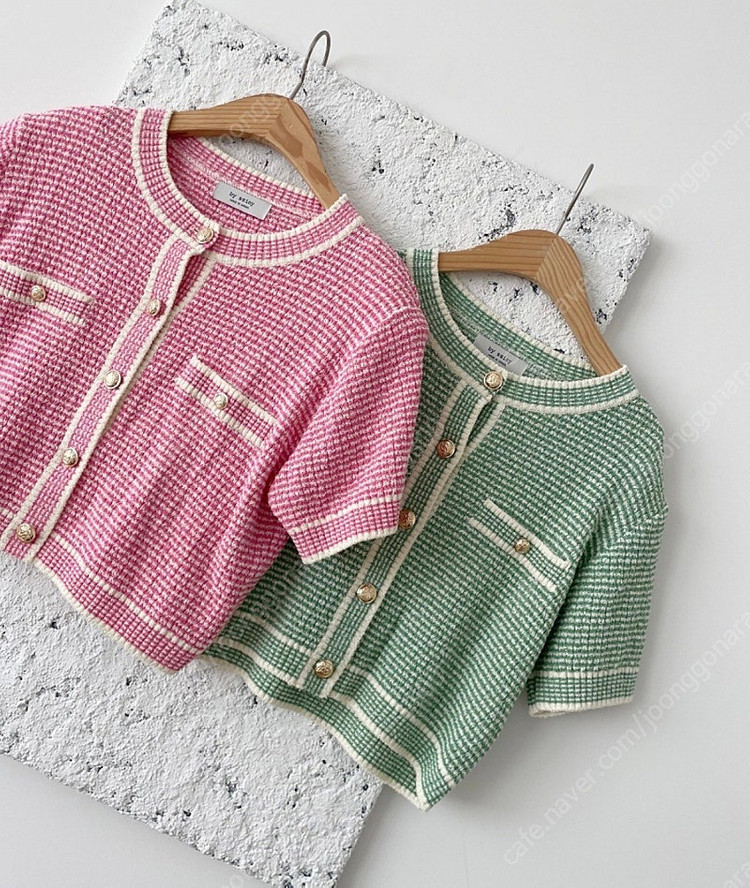 바이 byssiny 씨니 트위드 가디건--2