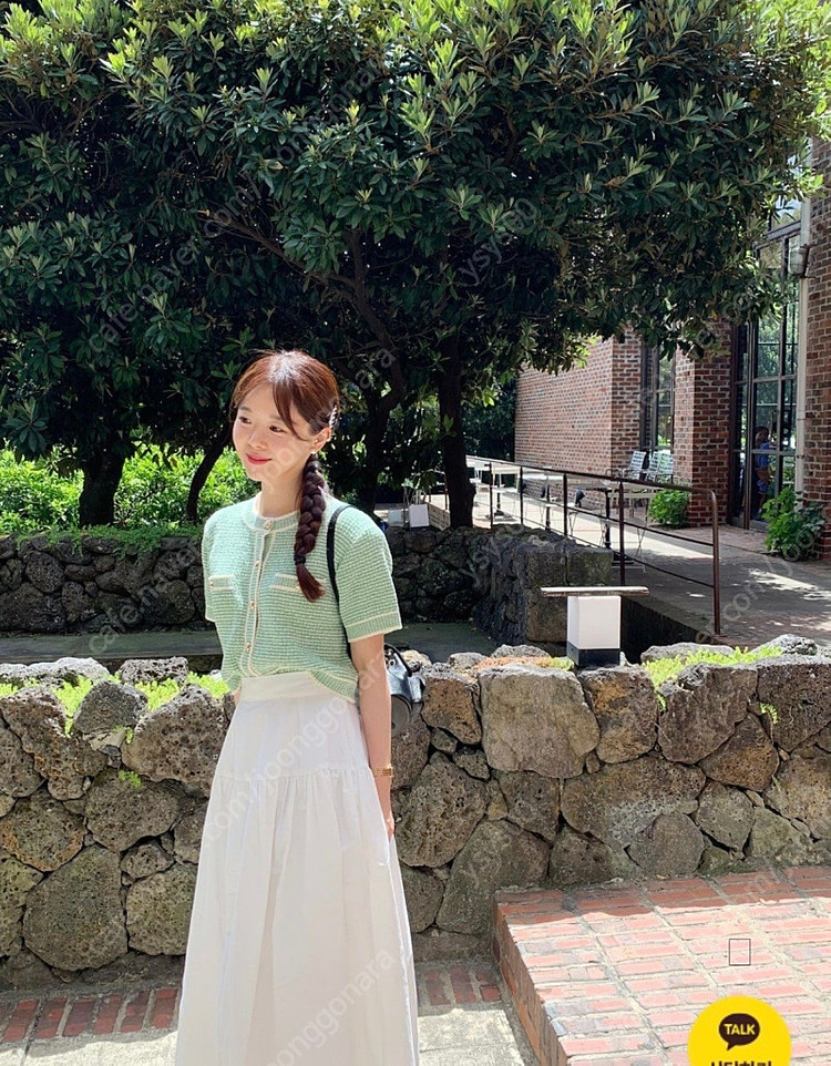 바이 byssiny 씨니 트위드 가디건--6