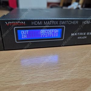 VISION HDM-0808V HDMI MATRIX SWITCHER (HDMI 매트릭스 스위처) 8X8 스위처