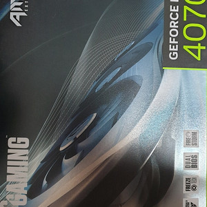 ZOTAC RTX 4070 Ti AIRO 조텍 그래픽카드 급처합니다