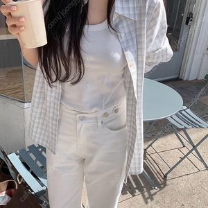 샵리즈 leeds 리아 체크 셔츠 민트