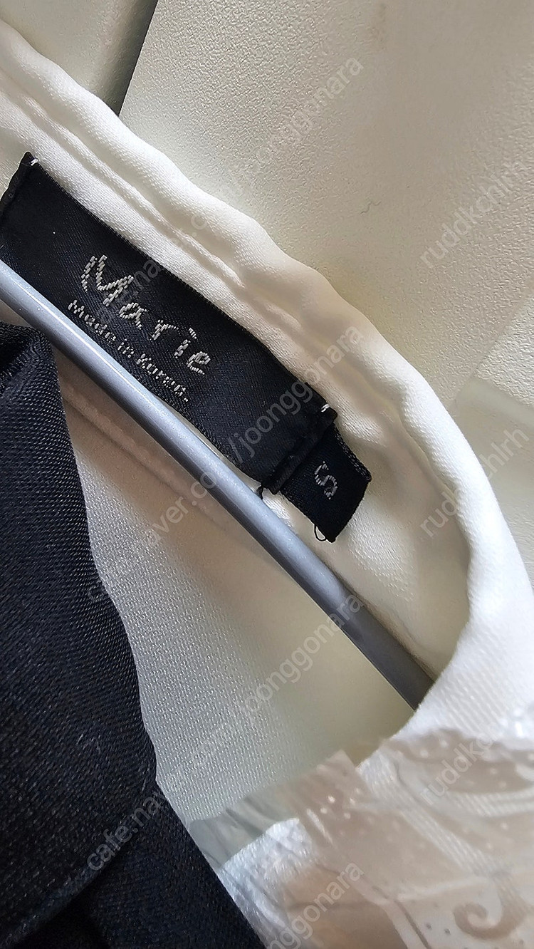 마리마켓 트렌치셔츠원피스 팝니다(화이트) 이미지