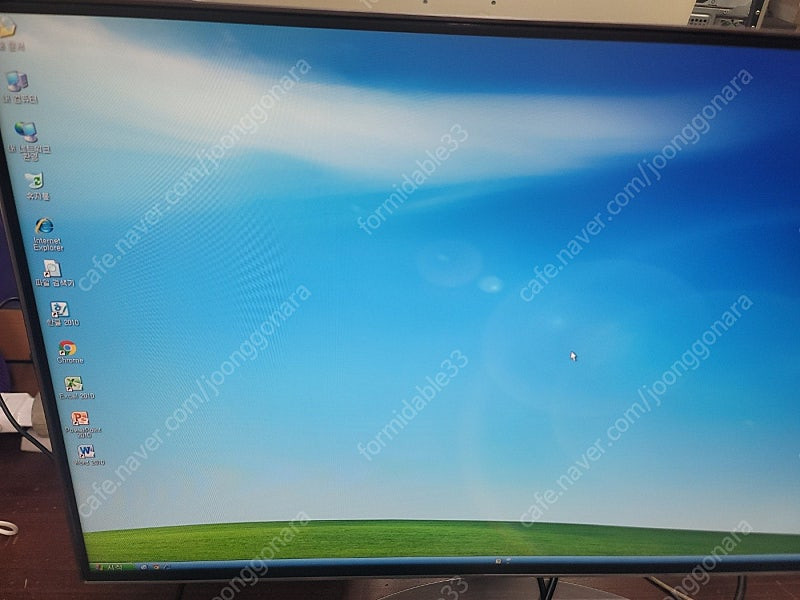 XP 본체 컴퓨터 테스크탑 조립 PC 판매합니다. AMD 7750/3G/320G/내장그래픽. 이미지