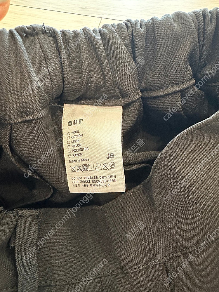 아워 플리츠 주름 여아 치마 스커트 블랙 JS 보세 9-10세--3