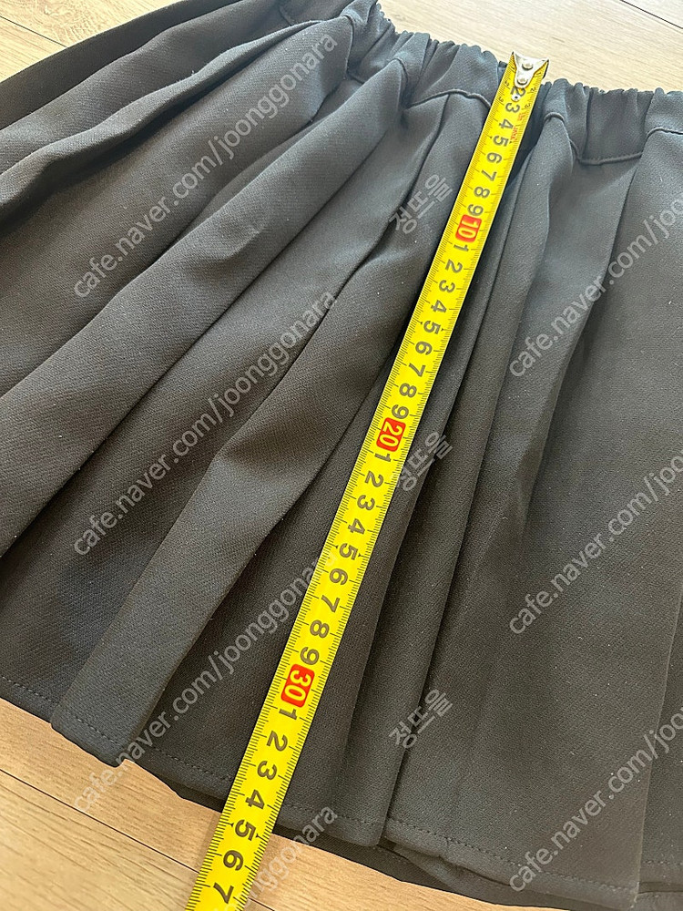 아워 플리츠 주름 여아 치마 스커트 블랙 JS 보세 9-10세--5