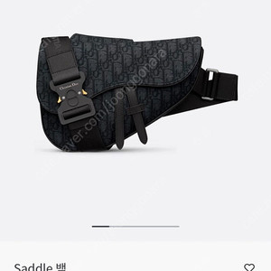 디올 Dior 오블리크 자카드 새들백