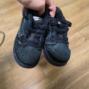 조던1 트래비스 스캇 블랙팬텀 아기운동화130