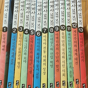이현세 만화 한국사 10권 만화세계사 13권