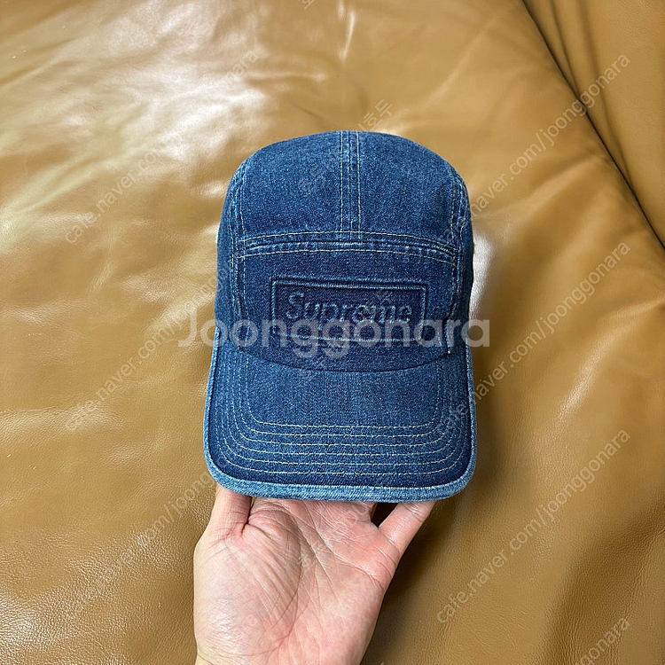 Supreme 슈프림 워시드 데님 캠프캡 모자 (Was...--1