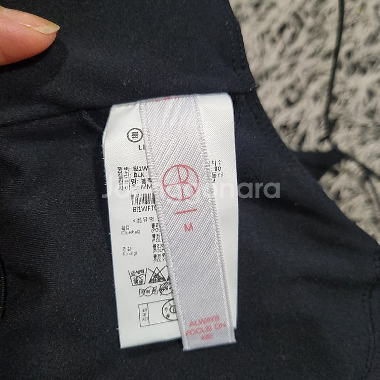 배럴 여성 크롭 브라탑, 스포츠브라 M (상태굿) 091801--3