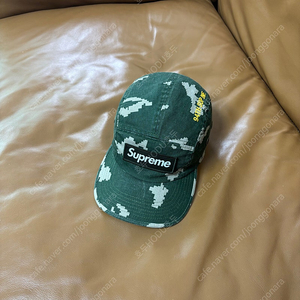 Supreme 슈프림 21fw 밀리터리 워시드 카모 카키 캠프캡 모자