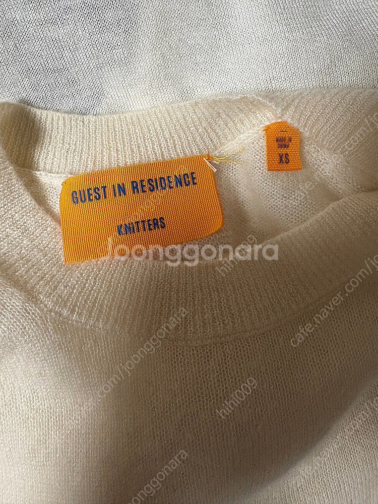 [게스트 인 레지던스] 크롭 캐시미어 니트--3