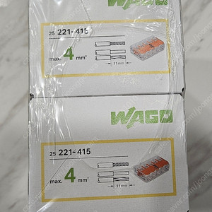 와고 커넥터 221-415 미개봉 새상품