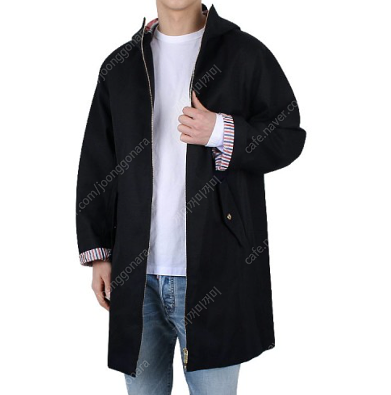 [5] 톰브라운 워터프루프 코튼 트윌 후드 코트