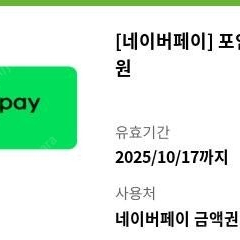 네이버페이포인트 5천원