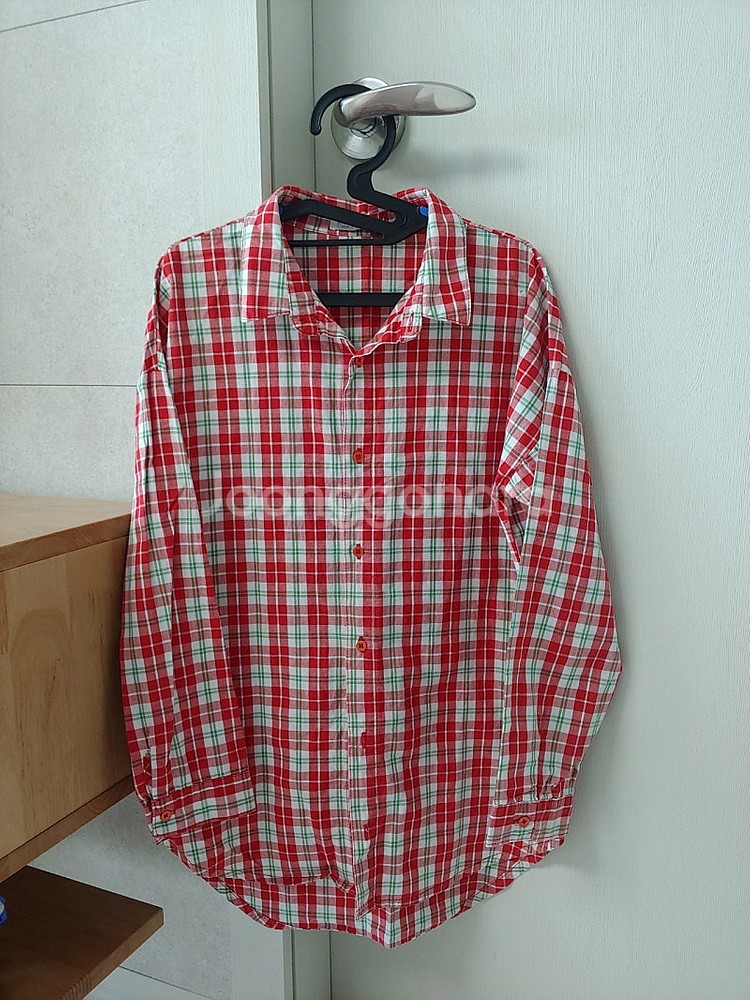 아이러브제이 2xl 얇은 셔츠 체크 남방(반값택포)--0