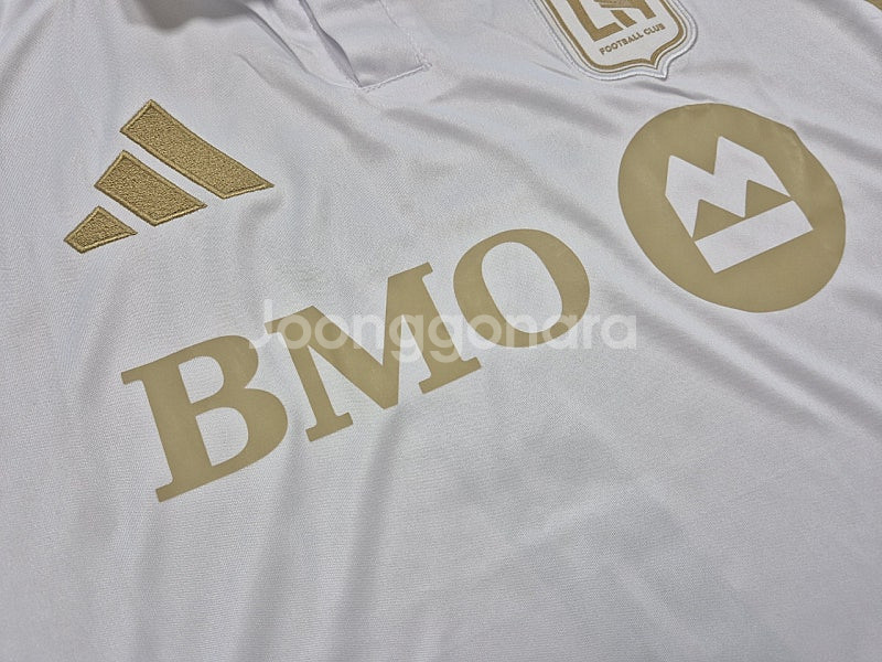 2025 LAFC 어웨이 손흥민 풀마킹 축구 유니폼--2
