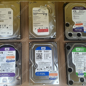 컴퓨터 HDD 1TB 2TB 3TB 4TB 6TB