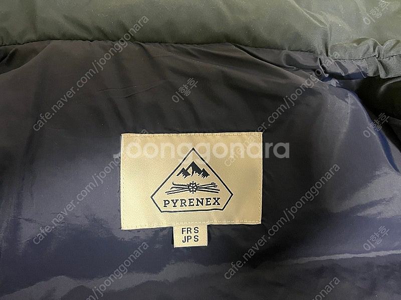 피레넥스 네이비 숏 패딩 점퍼 100사이즈--5