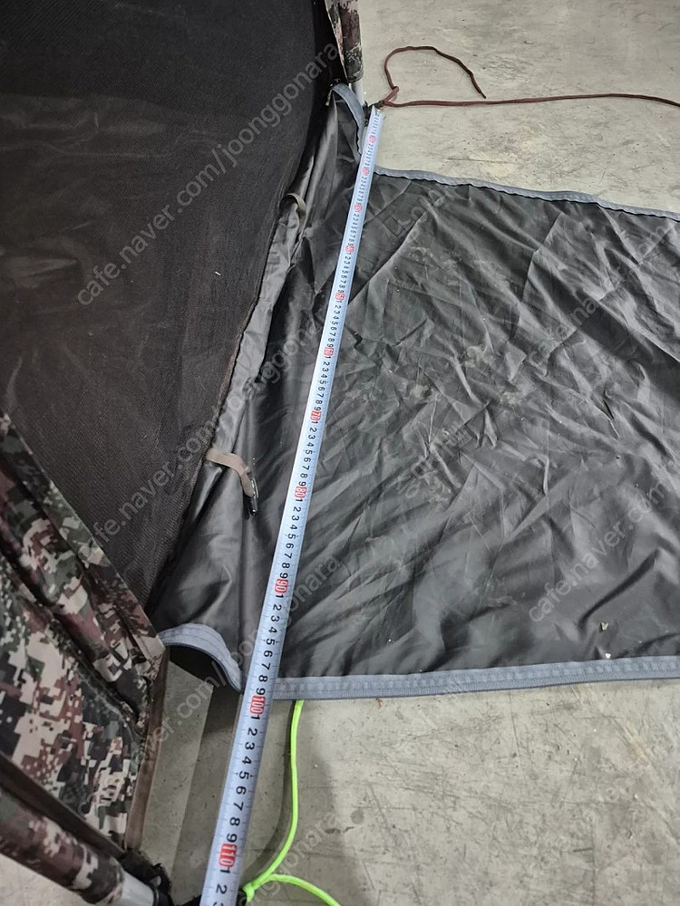 호봉 안막고야 밀리터리 대좌 중 낚시텐트 1100x1100 중층 짬낚 전투낚시용 이미지