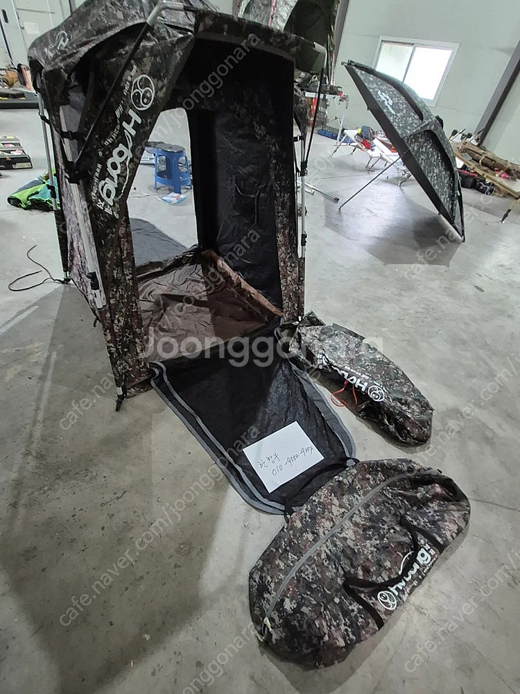 호봉 안막고야 밀리터리 대좌 중 낚시텐트 1100x1100 중층 짬낚 전투낚시용--5