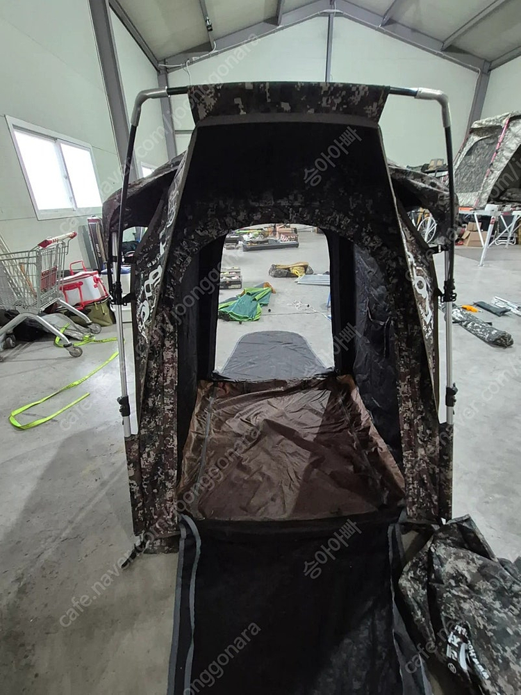 호봉 안막고야 밀리터리 대좌 중 낚시텐트 1100x1100 중층 짬낚 전투낚시용 이미지