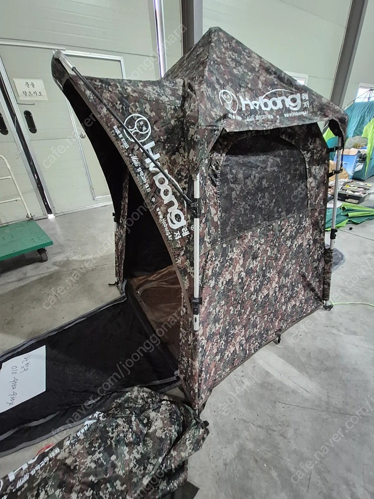 호봉 안막고야 밀리터리 대좌 중 낚시텐트 1100x1100 중층 짬낚 전투낚시용 이미지