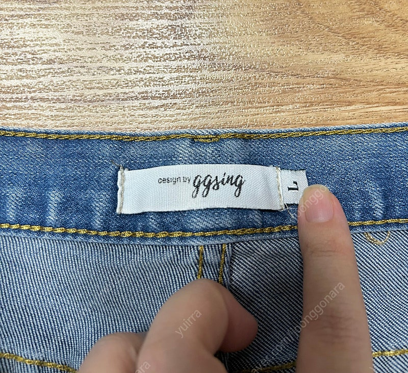 진마니아,모드나인,보세 연청,중청 컷팅 데님진 팬츠 3종 일괄 운포 2만/L사이즈 (28-29)--2