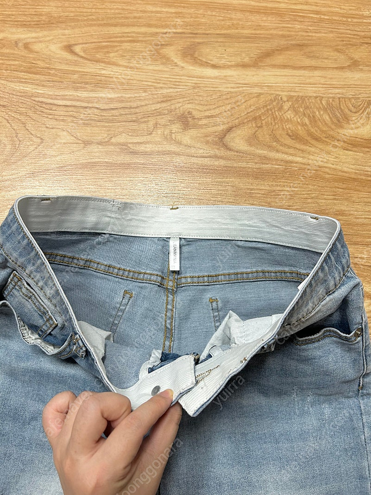 진마니아,모드나인,보세 연청,중청 컷팅 데님진 팬츠 3종 일괄 운포 2만/L사이즈 (28-29)--6