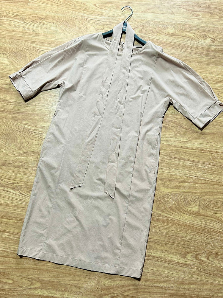 리스트 심플 벨티드 원피스 인디핑크 색상 운포 1.5 (새상품)--0