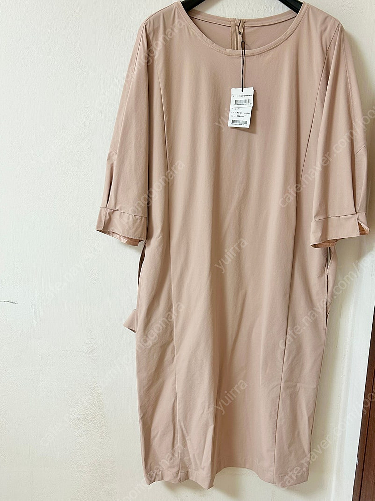 리스트 심플 벨티드 원피스 인디핑크 색상 운포 1.5 (새상품)--2