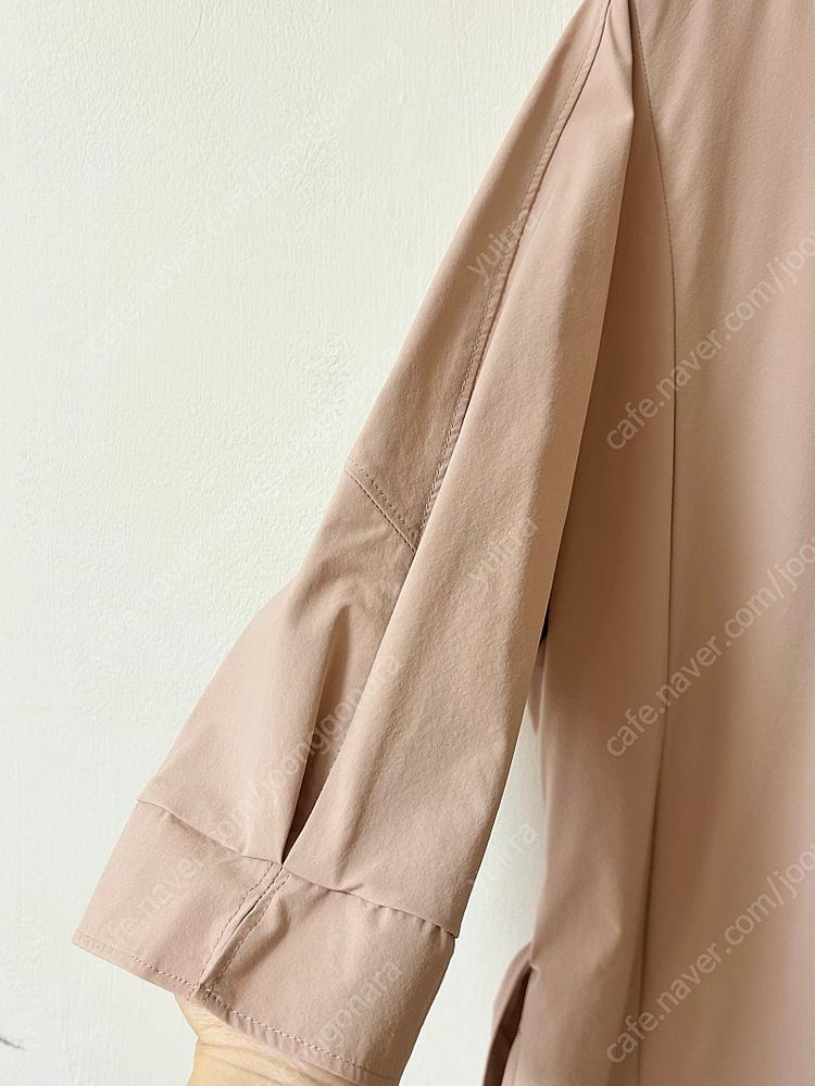 리스트 심플 벨티드 원피스 인디핑크 색상 운포 1.5 (새상품)--4