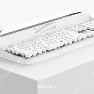 [미사용 신품] 타자기 감성의 무선 키보드 이미지