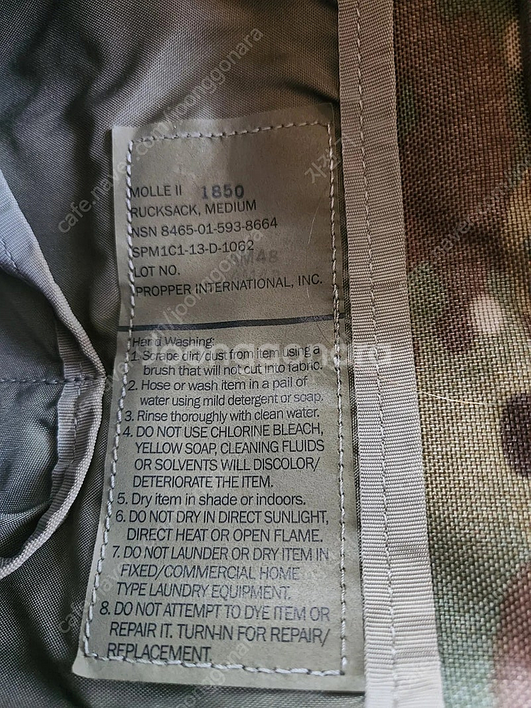미군 멀티캠 배낭--3