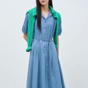 24 빈폴 레이디스 벨티드 데님 원피스 90 / 랑방 마인 오브제 타임 럭키슈에뜨 산드로 마쥬 오르 시에 시스템