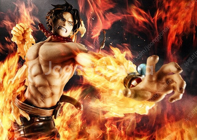 일본내수용) 원피스 피규어 POP 맥시멈 에이스--0