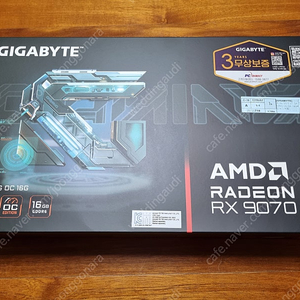 [GIGABYTE] 라데온 RX 9070XT GAMING OC D6 16GB 신품 미개봉