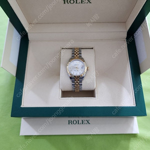 279173 롤렉스 데이트저스트 옐골 10P 팝니다. 28미리